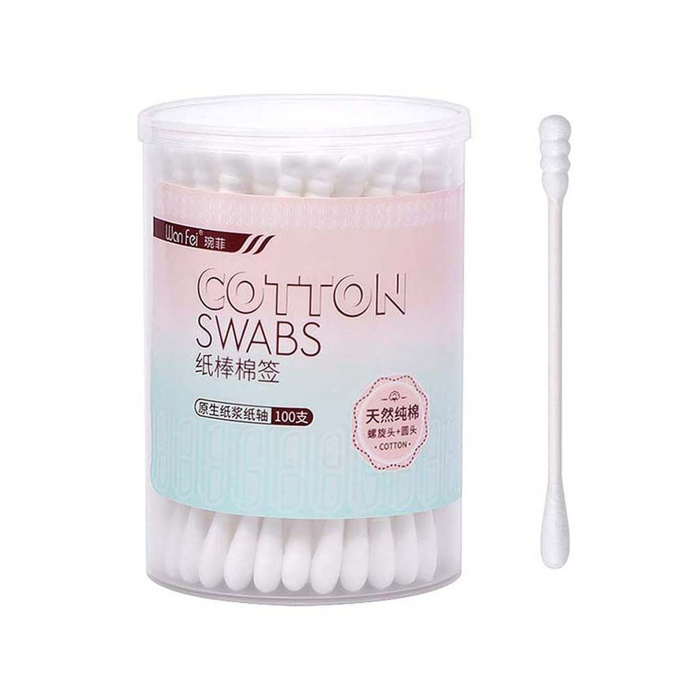 Ватная палочка с двойной головкой, ватные тампоны, средство для чистки ушей, ватная палочка для макияжа, портативный бытовой прибор