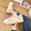 Mandarin Duck Collision Colour Heightening Board Shoes Women Casual Sneakers Platform New Walking Running  Lace-up Tennis Shoes