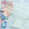 Lonsa Women's Seamless Antibacterial High-Waist Ice Silk Briefs