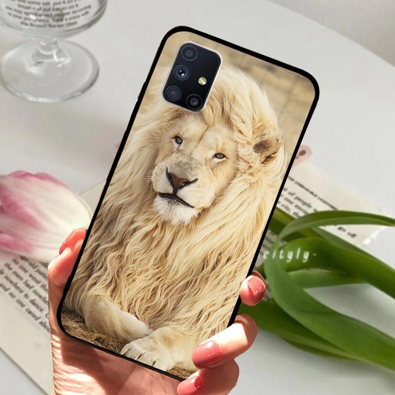 Чехол-бампер для Samsung Galaxy M51, мягкий ТПУ, силиконовый чехол с животными для Samsung A51 GalaxyM51 SM-M515F M 51 A 51 Fundas
