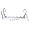 10 Pack Space Efficient Hangers for Closet Organization And Storage of Pants Jeans