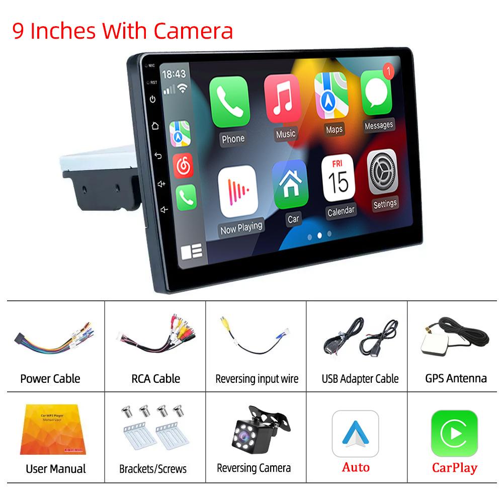 Android 11 Car Radio 1 Din Stereo Autoradio Carplay Andriod Auto 32G 7"/9"/10" Universal WIFI GPS Car Audio Multimedia Player