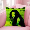 Певица CCharli XCX BRAT Наволочка 30x50 Полиэстер Декоративные подушки для дивана Подушки для декора дома Наволочка