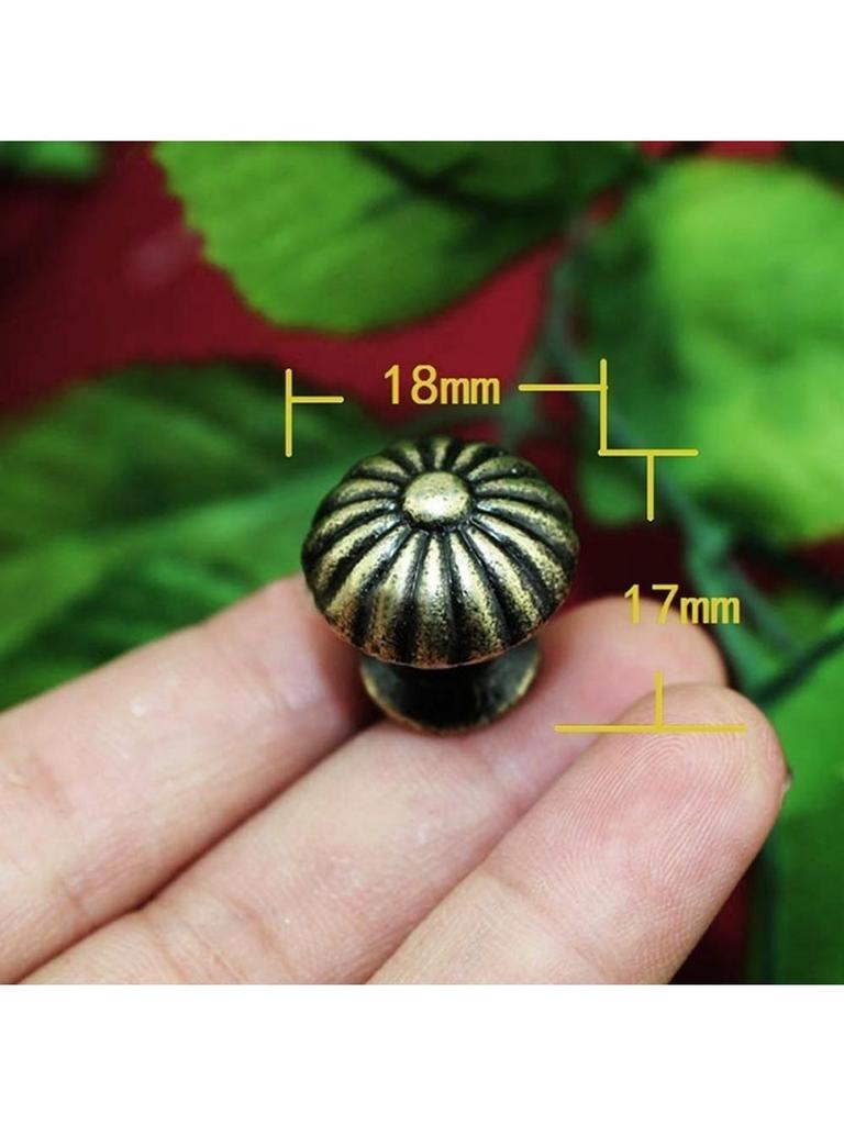 10 шт. винтажные мини круглые ручки-скобы для ящиков шкафа, коробок для ювелирных изделий