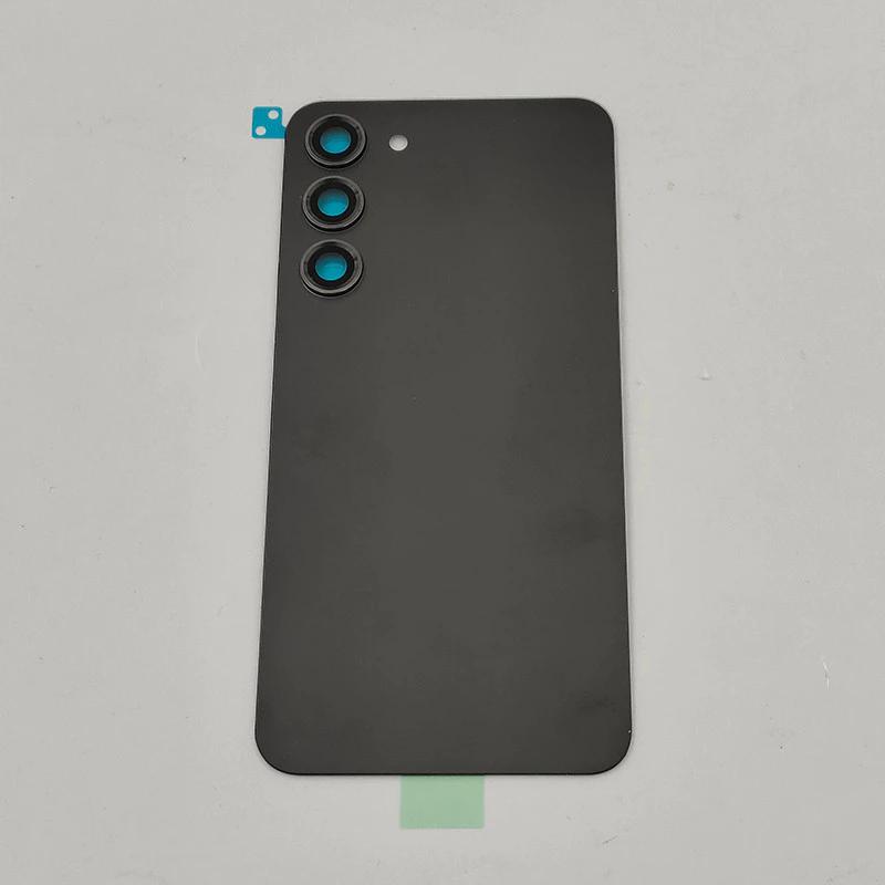Задняя крышка аккумулятора из стекла для Samsung Galaxy S23 S911B S23 Plus S23+ S916B, с наклейкой для объектива камеры, для ремонта