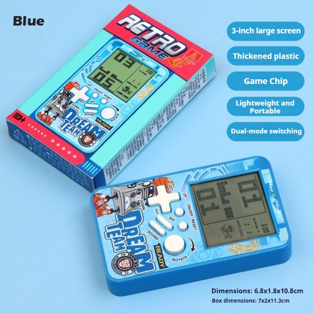 Винтажная классическая ностальгическая игровая машина Тетрис, маленькие подарки, детские электронные игрушки