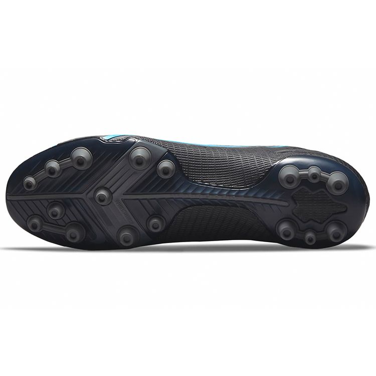 Nike Mercurial Vapor 14 Elite AG Black Photo Blue Кроссовки унисекс Железно-серые CZ8717-004