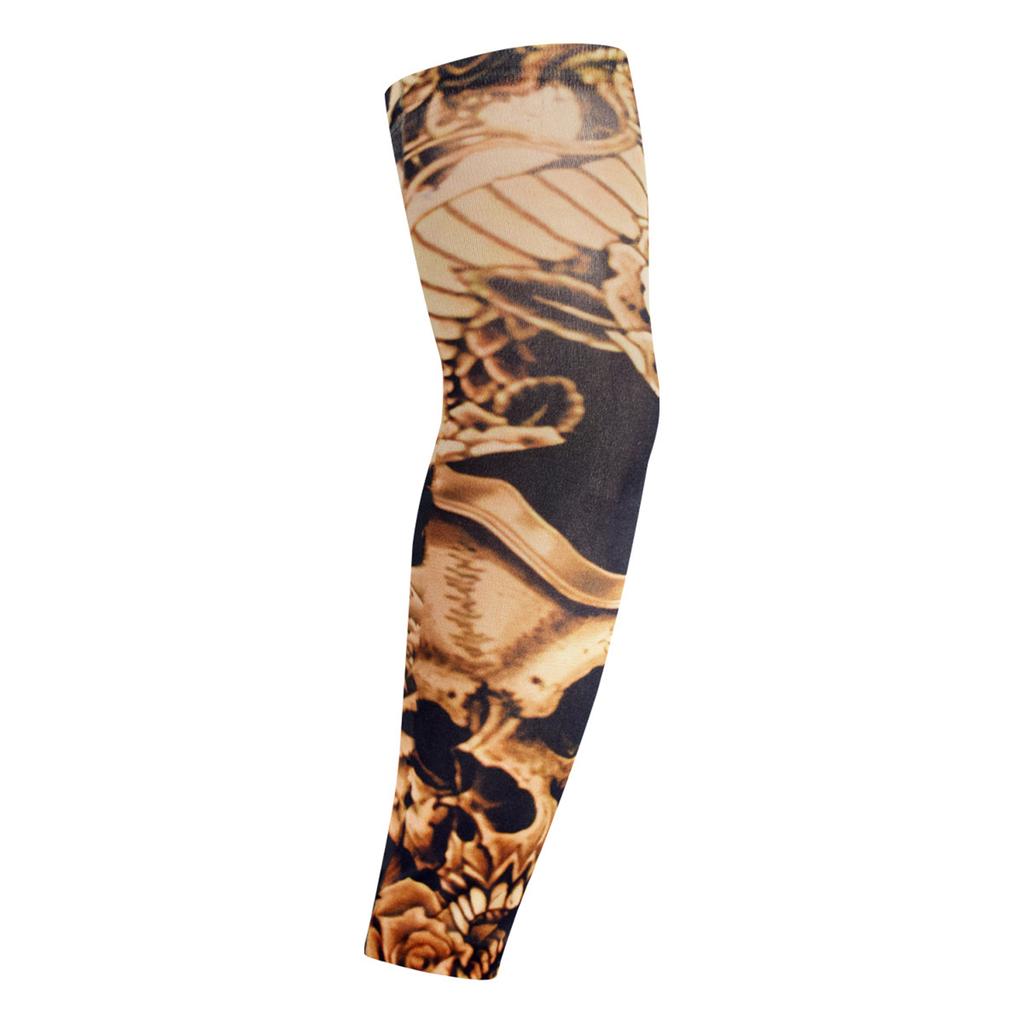 Simulation Tattoo Arm Sleeves Sunproof Arm Covers for Outdoor Enthusiasts Sport Accessory Driving Cycling Arm Protectors