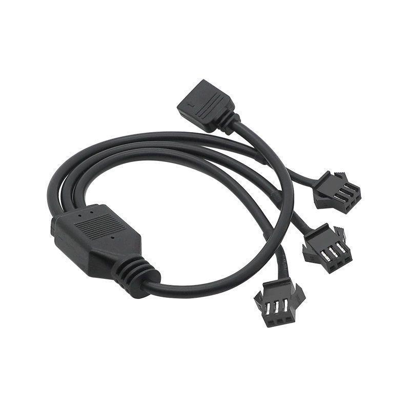 Адаптер-удлинитель RGB 5V 3-Pin/12V 4-Pin на Авиационный Разъем Папа/Мама