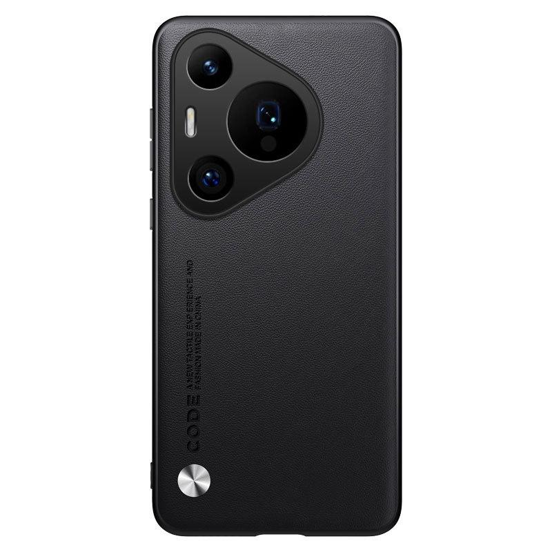 Применимо к чехлу для мобильного телефона Huawei Pura80Pro, Pura70Pro, простой кожаный, P60Pro, противоударный, P50, защитный чехол