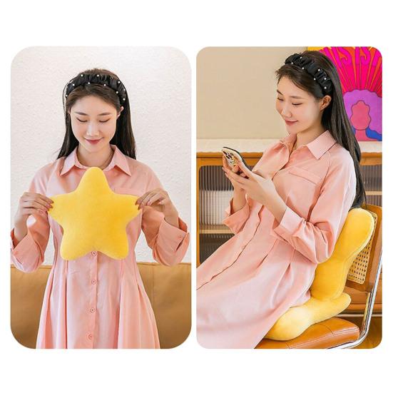 Star Pillow Cute Soft Fluffy Sleeping Throw Cushion Sofa Couch Bed Decoration Pentagram Shape PP Cotton Stuffed Toy Girlfriend Kids Gift