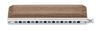 Sirius Series Chromatic Harmonica, Wooden Cover Model S-64CW, Long Stroke, Walnut