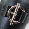 Excellent HERMES Sandals cute Purchased in 2025 Glennan Metal Leather black  Used