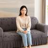 Elastic Sofa Seat Cushion Cover All-inclusive Furniture Protector  for L Shaped Sofa