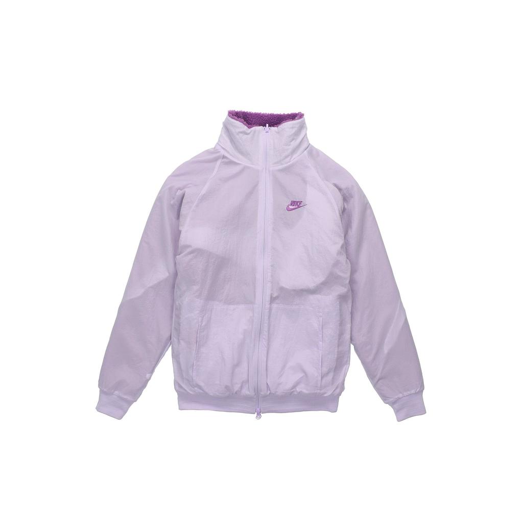 Nike Womens Big Swoosh Reversible Boa Jacket (Asia Sizing) Purple Men Outerwear BQ6546-570