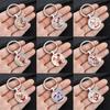 Twelve Zodiac Animal Pendant Keychain With Fun Cartoon Style Zinc Alloy For Festive Gifts