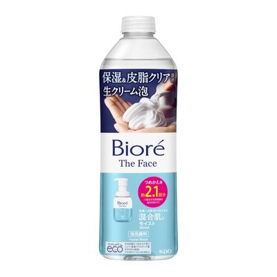 Biore The Face Moist 340 мл Для жирной и сухой кожи Лицо Сменный блок, (приблизительно. 2.1 использует) [Пенка для умывания] [Не раздражающая] [Для кожи]