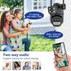 12MP 6K Wifi видеонаблюдение наружное три объектива 8-кратный зум PTZ безопасность обнаружение движения интеллектуальная камера видеонаблюдения Icsee IP Cam