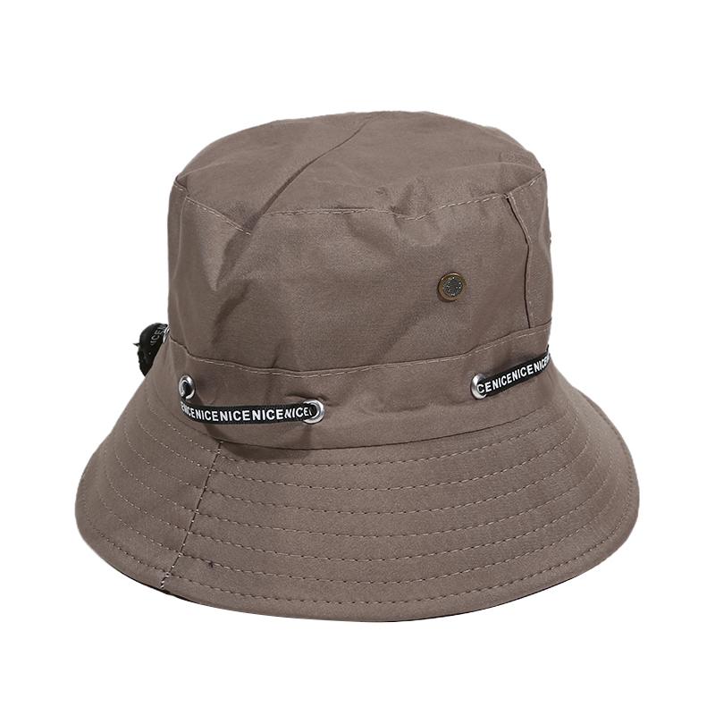 Fashion Fisherman Cap Sun Cap Unisex Casual Cotton Bucket Hat Spring Summer  Solid Color Outdoor Sunscreen Beach Cap Panama Hat