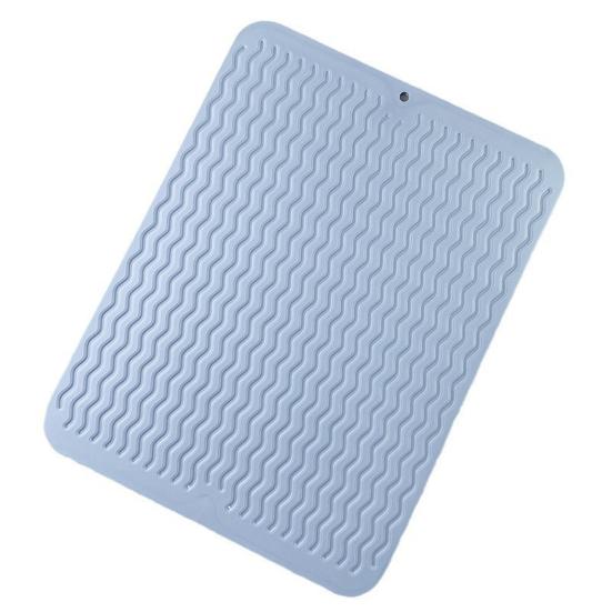 Silicone Drain Mat Anti-slip Base Food Grade Easy To Clean Cookware Drying Tray Air Circulation Drain Mat