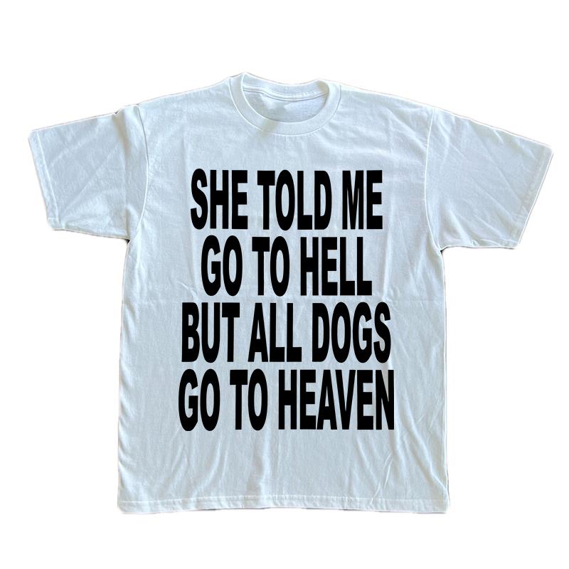 TShirt Letter Print Gothic Hip Hop Street Wear Unisex Punk Crew Neck Clothing Retro Casual TShirt Loose Top Summer