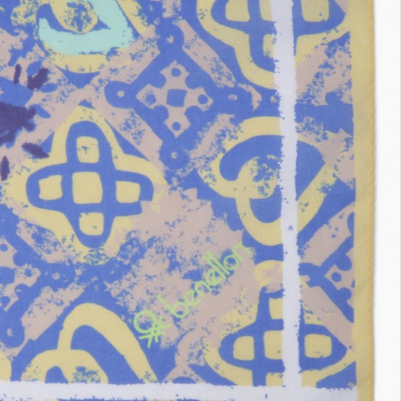 Benetton Benetton Petite Square Pattern Scarf Bcmfa1511