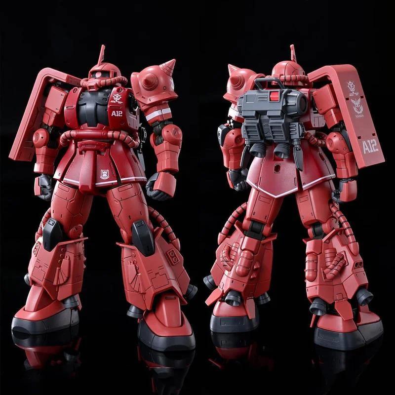 HG 1/144 ZAKU II Остров Кукурус Доана CUSTOM ЧАР'А Модель для сборки Меха Игровые Фигурки Декорация Головоломка для Мальчиков Игрушки Подарок