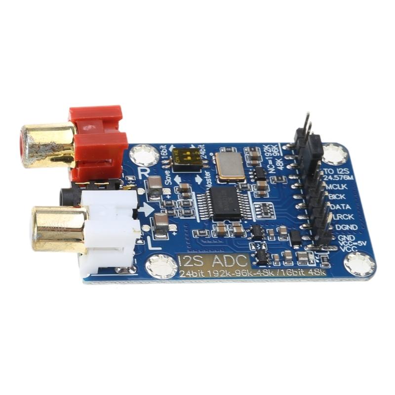 I2S АЦП HiFi АЦП Карта Захвата Модуль WM8782S Режимы Master Slave Плата Разработки 24BIT 192K 96K 48K