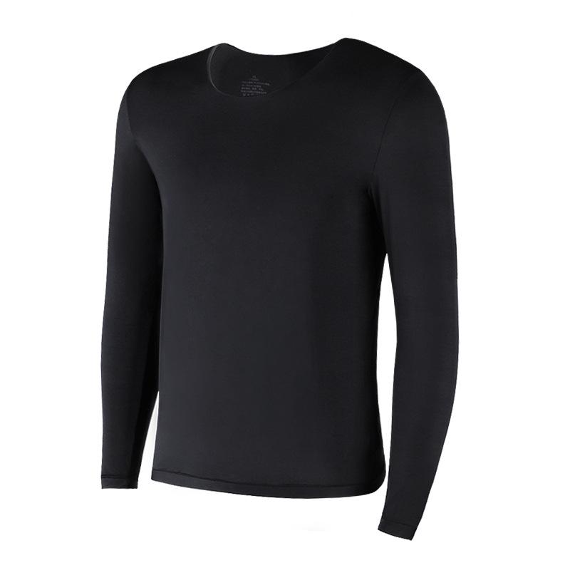 Мужской осенне-зимний набор для красоты кожи: Теплое нижнее белье с гиалуроновой кислотой, ультратонкое, невидимое, антистатическое базовое белье, одежда, питающая кожу.