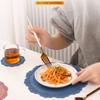 Круглый рельефный коврик для стола для кухни, многоцелевые силиконовые коврики под горячее, скандинавский домашний декор, термостойкая водонепроницаемая подставка
