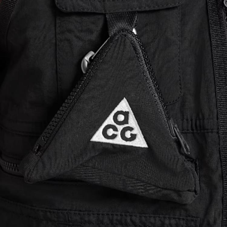 Nike Серия ACG Функциональный Свободный Прочный Жилет Детские жилеты Черный HJ0676-011