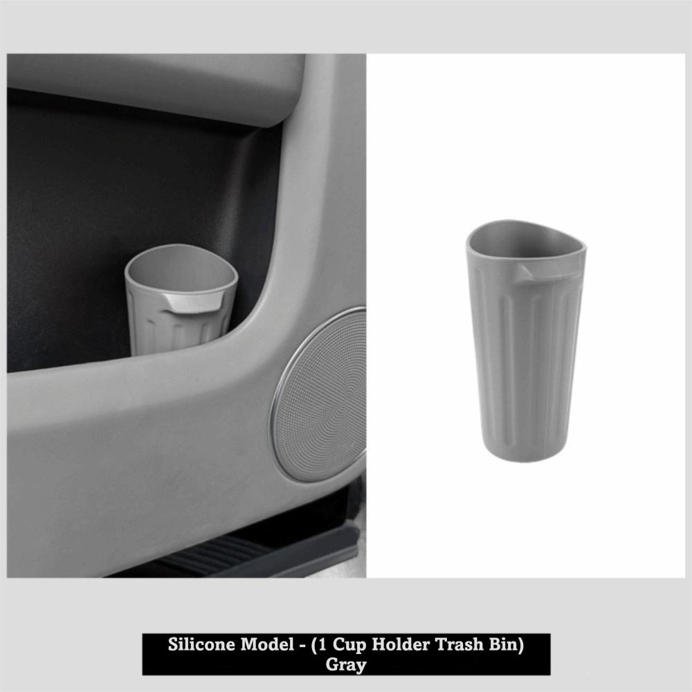 Waterproof Car Trash Can Anti-Slip Design Car Storage Bag Car Drink Rack Car Interior Accessories