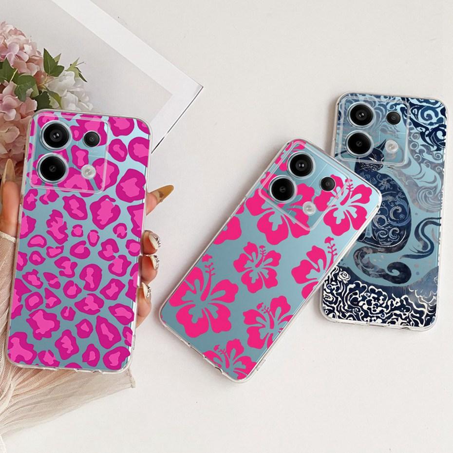 Clear TPU Case For Xiaomi Poco X6 Pro PocoX6 Newest Style Phone Cases For POCO X 6 X6Pro Soft Silicone Covers Bumpers