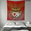 S.L. Benfica Wall Tapestry Aesthetic Wall Hanging Printed Fabric Blanket Decorative Tapestries for Bedroom Living Room Home Decor
