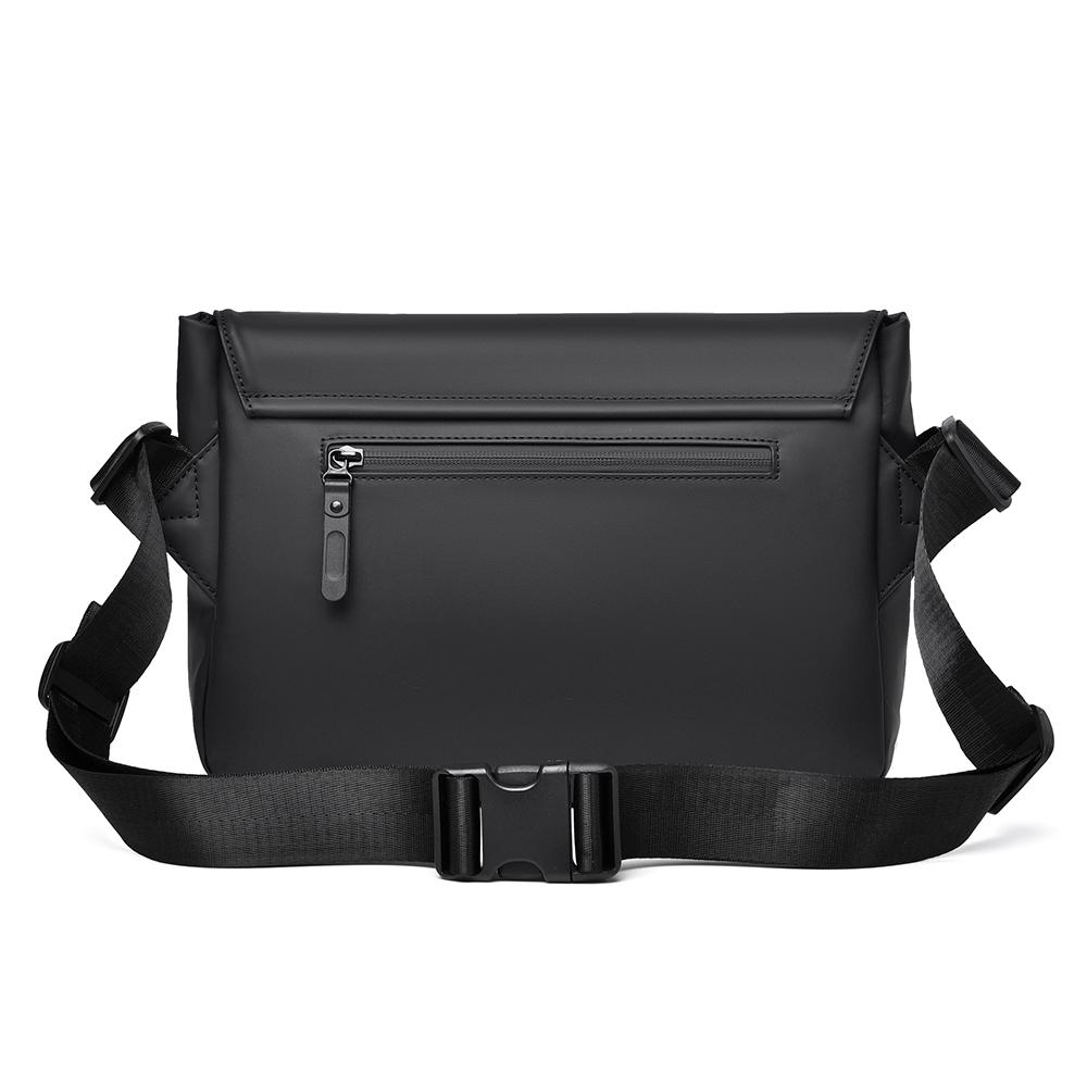 Однотонная мужская плечевая сумка большой вместимости, спортивная сумка через плечо для улицы