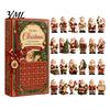 Christmas Advent Calendar 2024 2026 Nutcracker Calendar, 24-Day Acrylic Ornament Set with Classic Holiday Countdown Gift for Kids Soldier Figures,