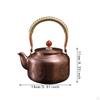 1300ml Handmade Copper Kettle for Kitchen And Tea Room