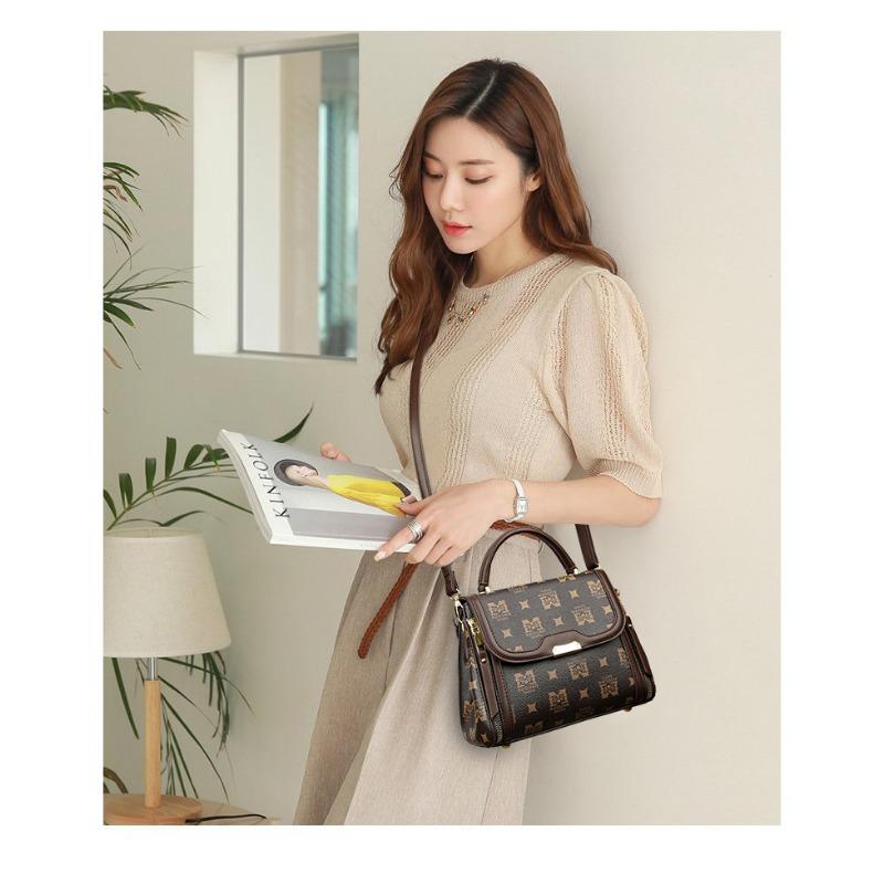 Большая вместительная ретро-сумка премиум-класса через плечо на одно плечо, маленькая квадратная сумка, универсальная сумка в корейском стиле среднего возраста