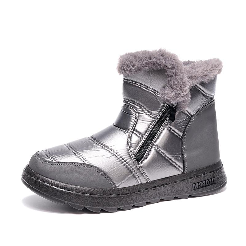 Women Winter Casual Lightweight Ankle Botas Women Waterproof Winter Snow Boots Platform Warm Cotton Shoes
