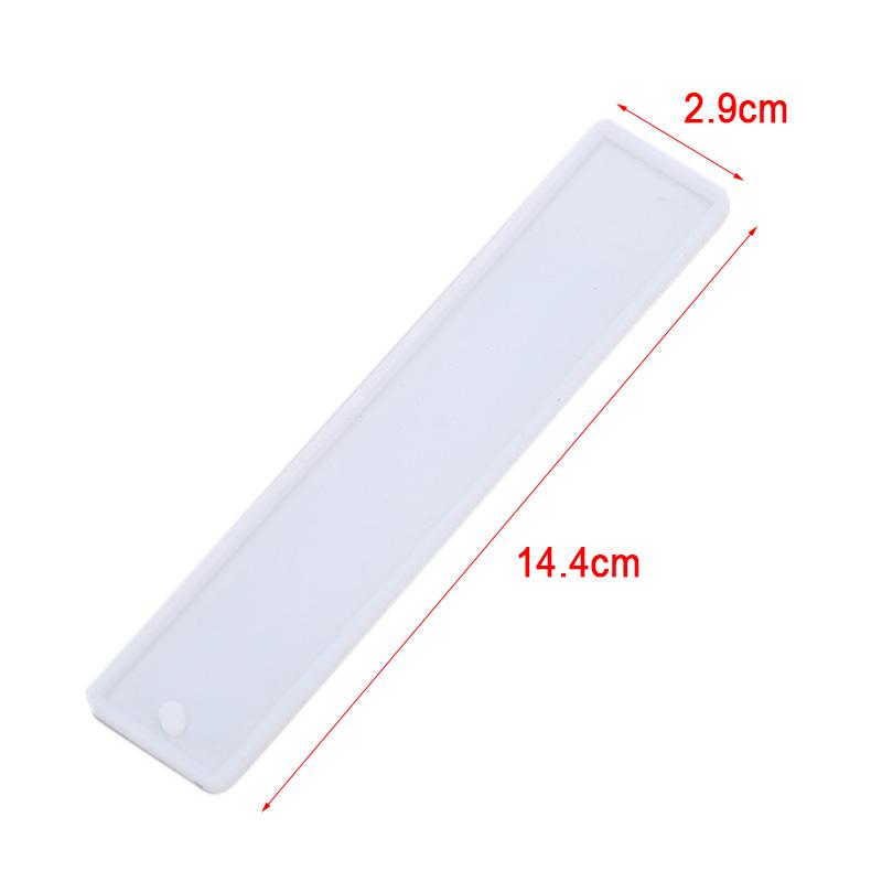 3шт силиконовая прямоугольная закладка форма эпоксидная смола ювелирные изделия изготовление закладок своими руками