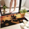 Хэллоуин Коврик Фланелевая Печать, Хэллоуин Ковер Дверные Украшения Дверной Коврик