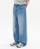 EXCONTAINER Широкие джинсовые брюки Deep Wash (синий)