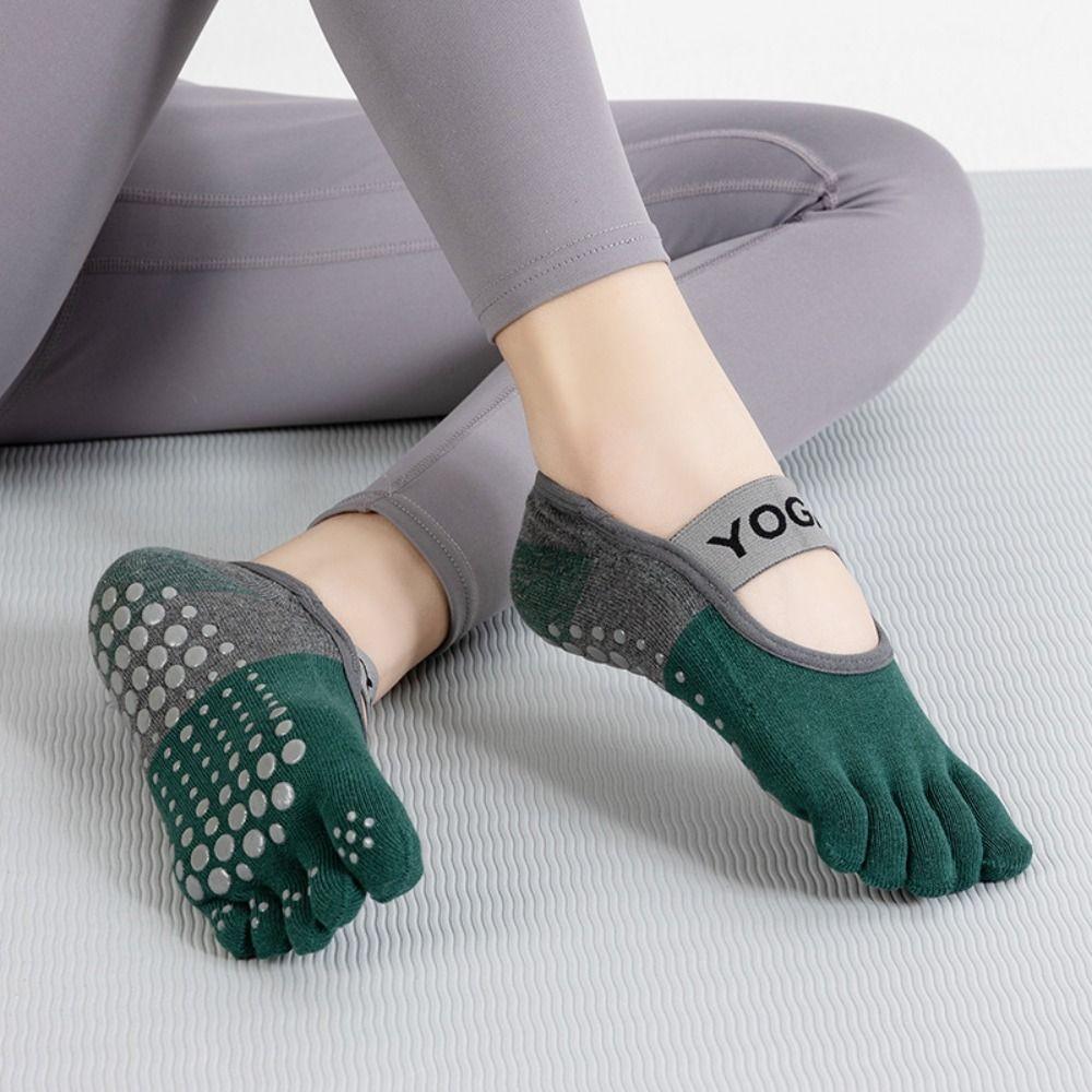 Cotton Pilates Socks Anti-slip Sports Socks New Yoga Socks  Ladies