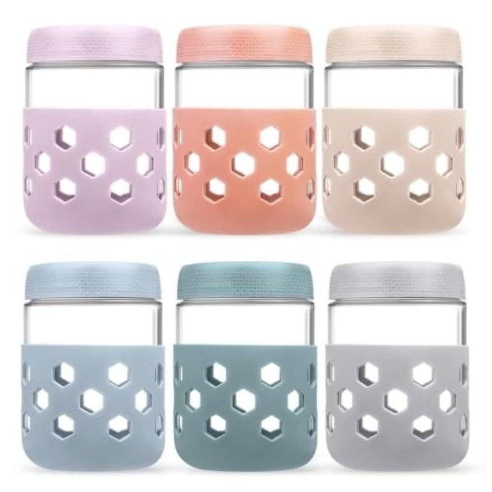 4/6pcs Airtight Lids Oats Containers Wide Mouth Meal Prep Jars New Food Storage Bottle Kitchen Use