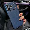 Оригинальный чехол из натуральной кожи однотонный для iPhone 17 Air 16 15 14 13 Pro Max Матовый Ударопрочный Гибридный PC Большое окно для камеры