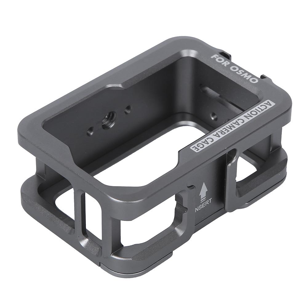 Aluminium Alloy Action Camera Protective Cage Vlog Extension Frame for DJI Osmo Action