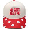 MY WIFE BEATS ME Fun embroidery color matching truck driver hat men's and women's casual sunshade baseball cap