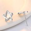 Женские корейские модные антиаллергенные посеребренные мини-простые маленькие серьги-гвоздики женские украшения для ушей в подарок