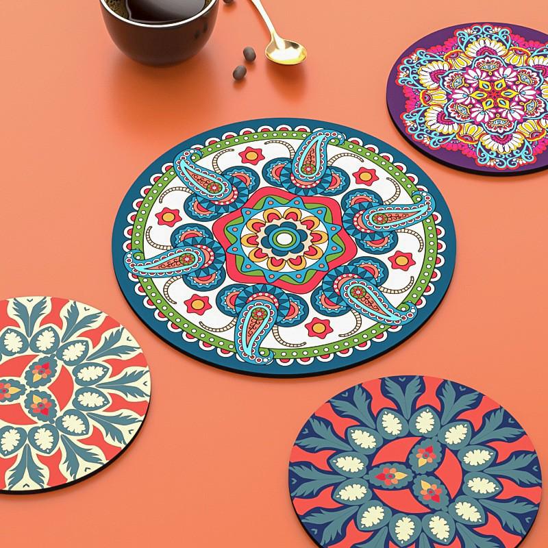 Высококачественный силиконовый нескользящий термостойкий коврик под приборы - водонепроницаемый, маслостойкий, антиожоговый изоляционный коврик для мисок, обеденных или чайных чашек