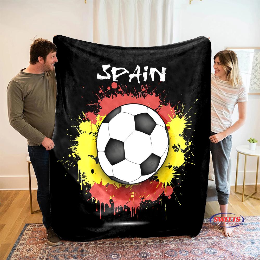 3D Новое поступление Фланелевое одеяло на футбольную спортивную тему для кровати, спальни, дивана, пикника, плед для укрывания, для отдыха на открытом воздухе, для сна